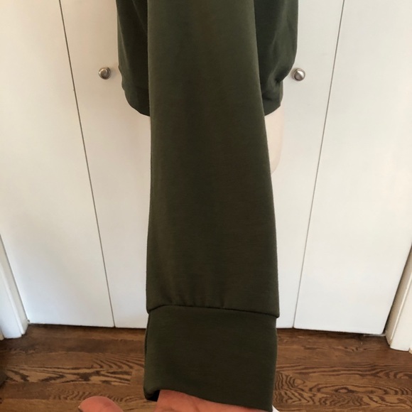 PUMA modern sports logo watermarked hoodie sweatshirt green thyme S NWT - Picture 6 of 16